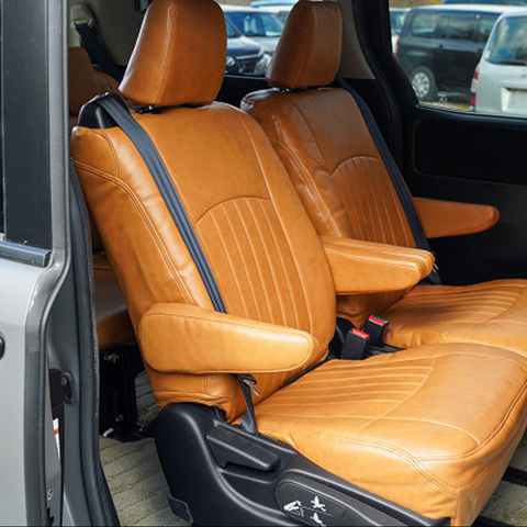 PAPAMACARSカスタムヴィンテージシートカバー VOXY8人乗り ノア ZRR80W ZWR80W ZWR80G ZRR80G ヴィンテージシートカバー(ET-1571)