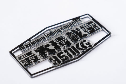 エンブレム型積載ステッカー