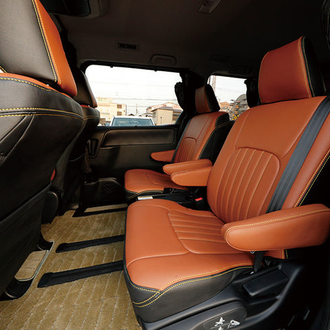 PAPAMACARSカスタムヴィンテージシートカバー VOXY7人乗り ノア ZRR80W ZWR80W ZWR80G ZRR80G ヴィンテージシートカバー(1572/1570 )