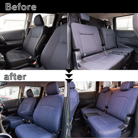 PAPAMACARSカスタムヴィンテージシートカバー シエンタNSP170系 NHP170系 7人乗り(ET-1615)