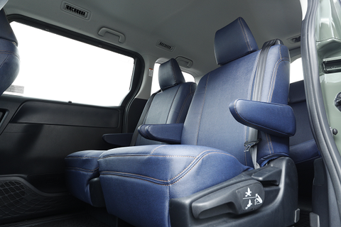 PAPAMACARSカスタムヴィンテージシートカバー VOXY7人乗り ノア ZRR80W ZWR80W ZWR80G ZRR80G ヴィンテージシートカバー(1572/1570 )