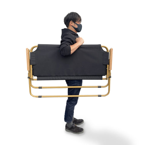 2人掛け折り畳みベンチ