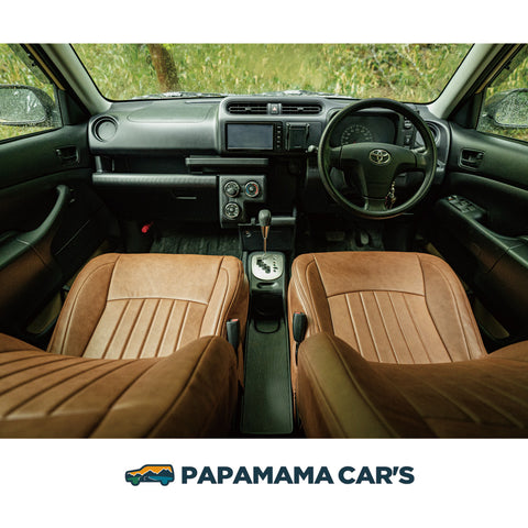 PAPAMACARS　オリジナルヴィンテージシートカバー　プロボックス　サクシード　NCP165　0116 NCP160　NSP160　NHP160(ET0143/1411)